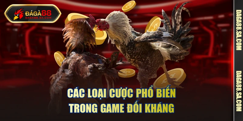Các loại cược phổ biến trong game đối kháng 