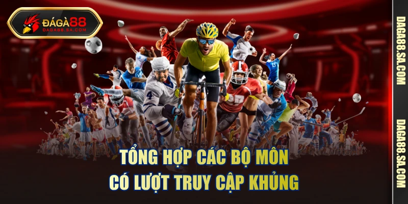 Tổng hợp các bộ môn có lượt truy cập khủng